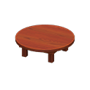 Animal Crossing Items Tea Table Orange wood