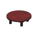Animal Crossing Items Tea Table Red wood