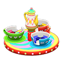 Animal Crossing Items Teacup Ride Colorful