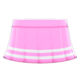 Animal Crossing Items Tennis Skirt Pink