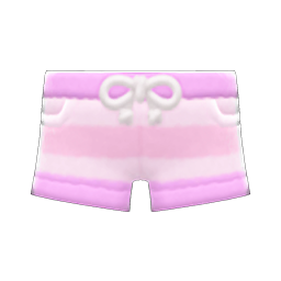 Animal Crossing Items Terry-cloth Shorts Pink