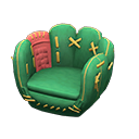 Animal Crossing Items Throwback Mitt Chair Green