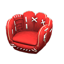Animal Crossing Items Throwback Mitt Chair Red