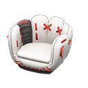 Animal Crossing Items Throwback Mitt Chair White
