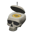 Animal Crossing Items Throwback Skull Radio Gray