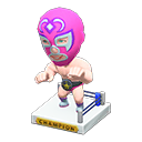 Animal Crossing Items Throwback Wrestling Figure Pink