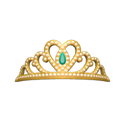 Animal Crossing Items Tiara Gold