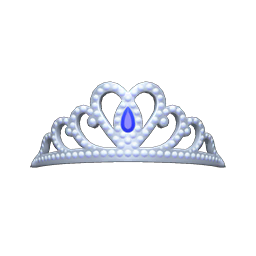 Animal Crossing Items Tiara Silver