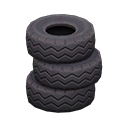 Animal Crossing Items Tire Stack Black