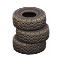 Animal Crossing Items Tire Stack Old