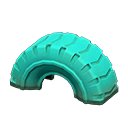 Animal Crossing Items Tire Toy Turquoise