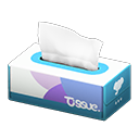 Animal Crossing Items Tissue Box Blue