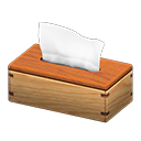 Animal Crossing Items Tissue Box Natural wood