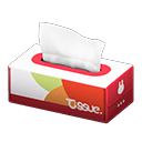 Animal Crossing Items Tissue Box Red