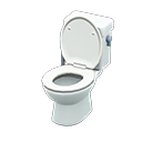 Animal Crossing Items Toilet White