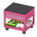 Animal Crossing Items Tool Cart Pink