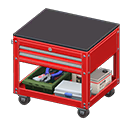 Animal Crossing Items Tool Cart Red