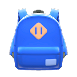 Animal Crossing Items Town Backpack Blue