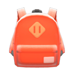 Animal Crossing Items Town Backpack Orange