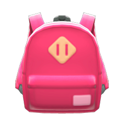 Animal Crossing Items Town Backpack Red