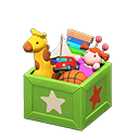 Animal Crossing Items Toy Box Green