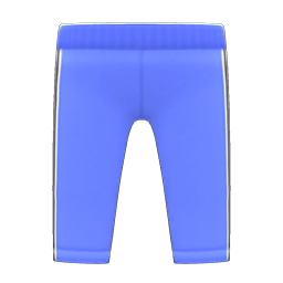 Animal Crossing Items Track Pants Light blue