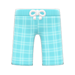 Animal Crossing Items Traditional Suteteko Pants Aqua