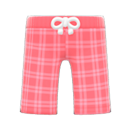 Animal Crossing Items Traditional Suteteko Pants Red