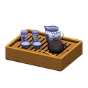 Animal Crossing Items Traditional Tea Set Goldfish