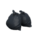 Animal Crossing Items Trash Bags Black