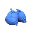 Animal Crossing Items Trash Bags Blue