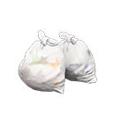 Animal Crossing Items Trash Bags White