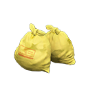 Animal Crossing Items Trash Bags Yellow