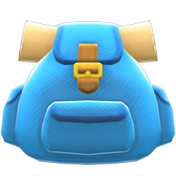 Animal Crossing Items Traveler's Backpack Blue