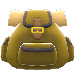 Animal Crossing Items Traveler's Backpack Brown
