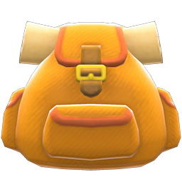 Animal Crossing Items Traveler's Backpack Orange