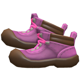 Animal Crossing Items Trekking Shoes Purple