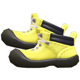Animal Crossing Items Trekking Shoes Yellow