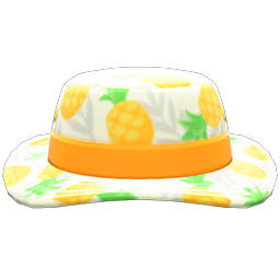 Animal Crossing Items Tropical Hat White