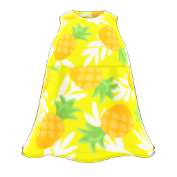 Animal Crossing Items Tropical Muumuu Yellow