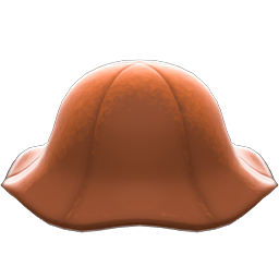 Animal Crossing Items Tulip Hat Brown