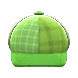 Animal Crossing Items Tweed Cap Green