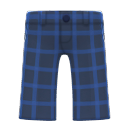 Animal Crossing Items Tweed Pants Blue