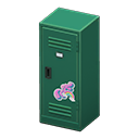 Animal Crossing Items Upright Locker Green / Cute