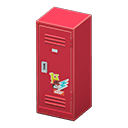 Animal Crossing Items Upright Locker Red / Pop