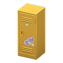 Animal Crossing Items Upright Locker Yellow / Cute