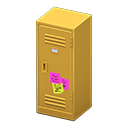 Animal Crossing Items Upright Locker Yellow / Notes