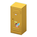 Animal Crossing Items Upright Locker Yellow / Pop