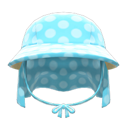 Animal Crossing Items Veiled Gardening Hat Blue