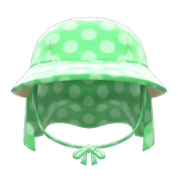 Animal Crossing Items Veiled Gardening Hat Green